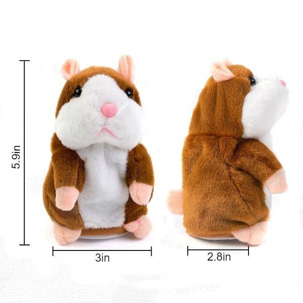 Talking Hamster Plush Toy Huggable Plush Friends Toys